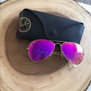 ❤️SOLD❤️ Cyclamen Polarized RayBans
